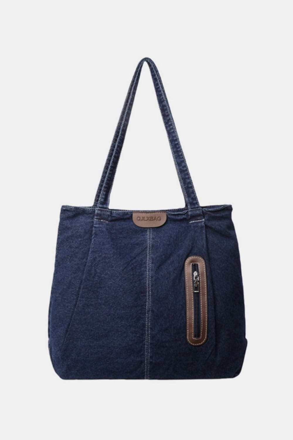 Chic medium denim tote bag