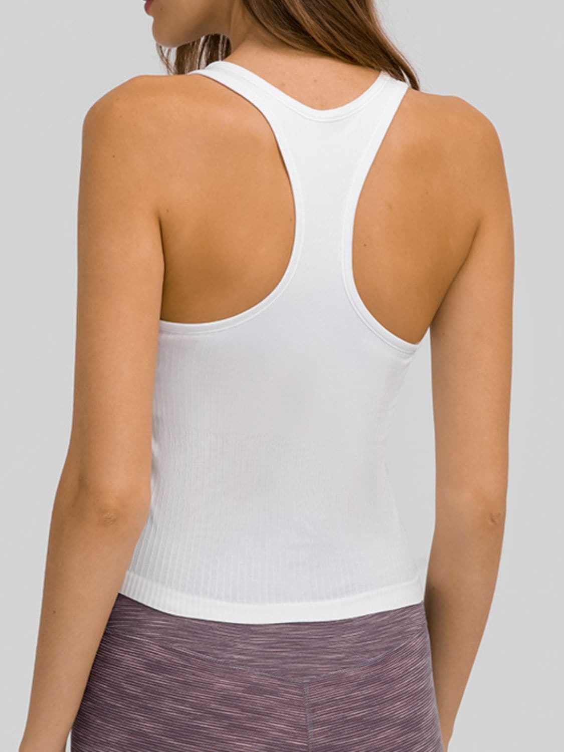 Round Neck Racerback Active Tank.