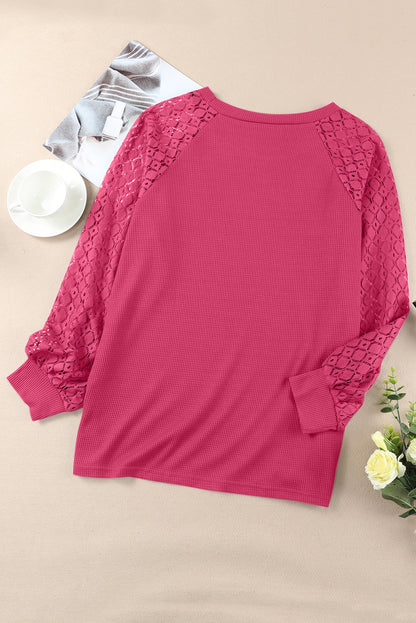 Strawberry pink plus size top