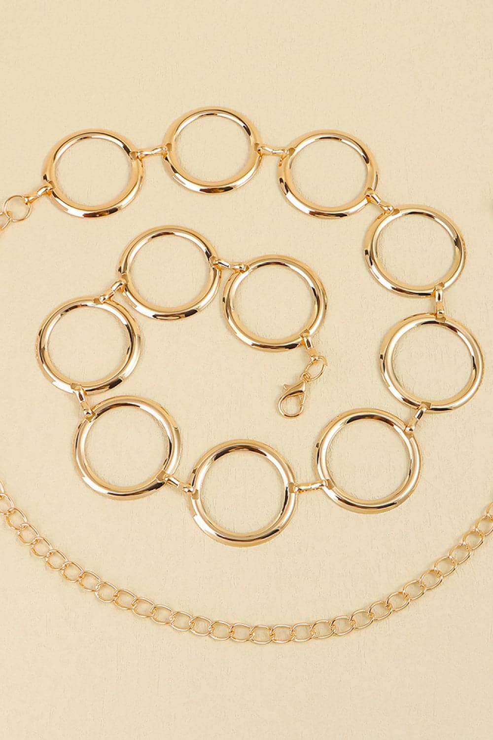 Circle Ring Chain Belt.