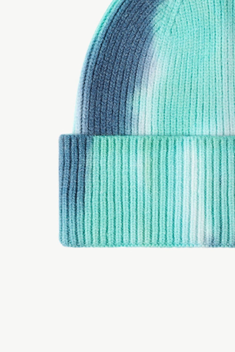 Tie-Dye Cuffed Knit Beanie.