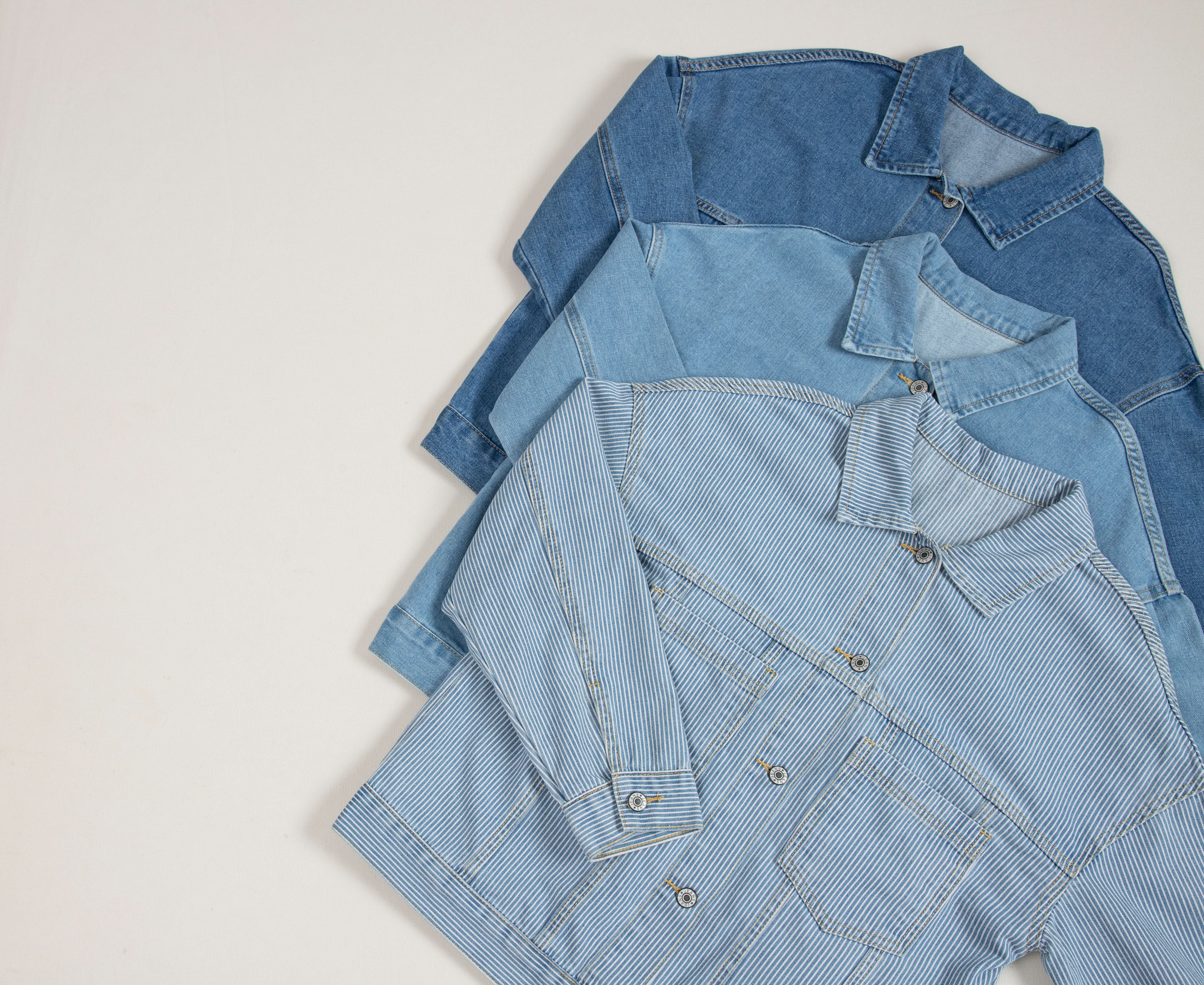 Wild Wind Washed Oversize Pocketed Denim Jacket - Love Salve 