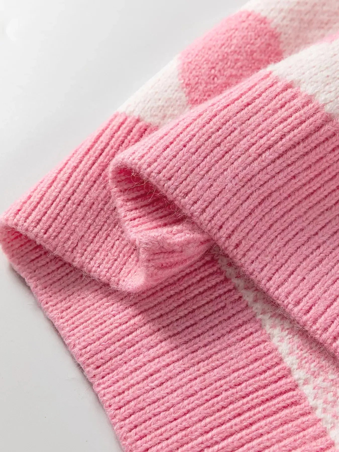 Valentine Heart Round Neck Sweater Simply Love