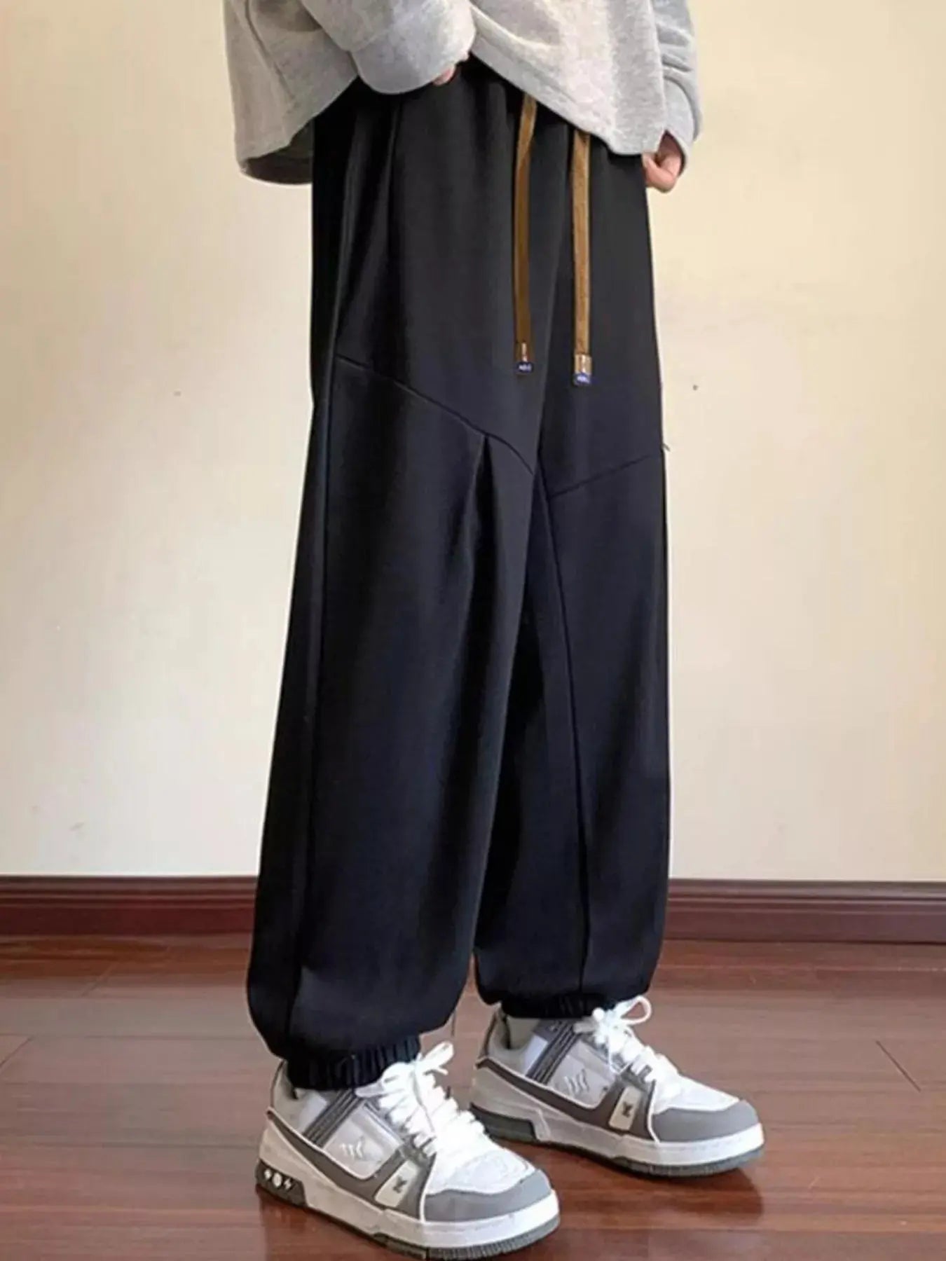 Men's Plus Size Drawstring Loose Fit Joggers Simply Love