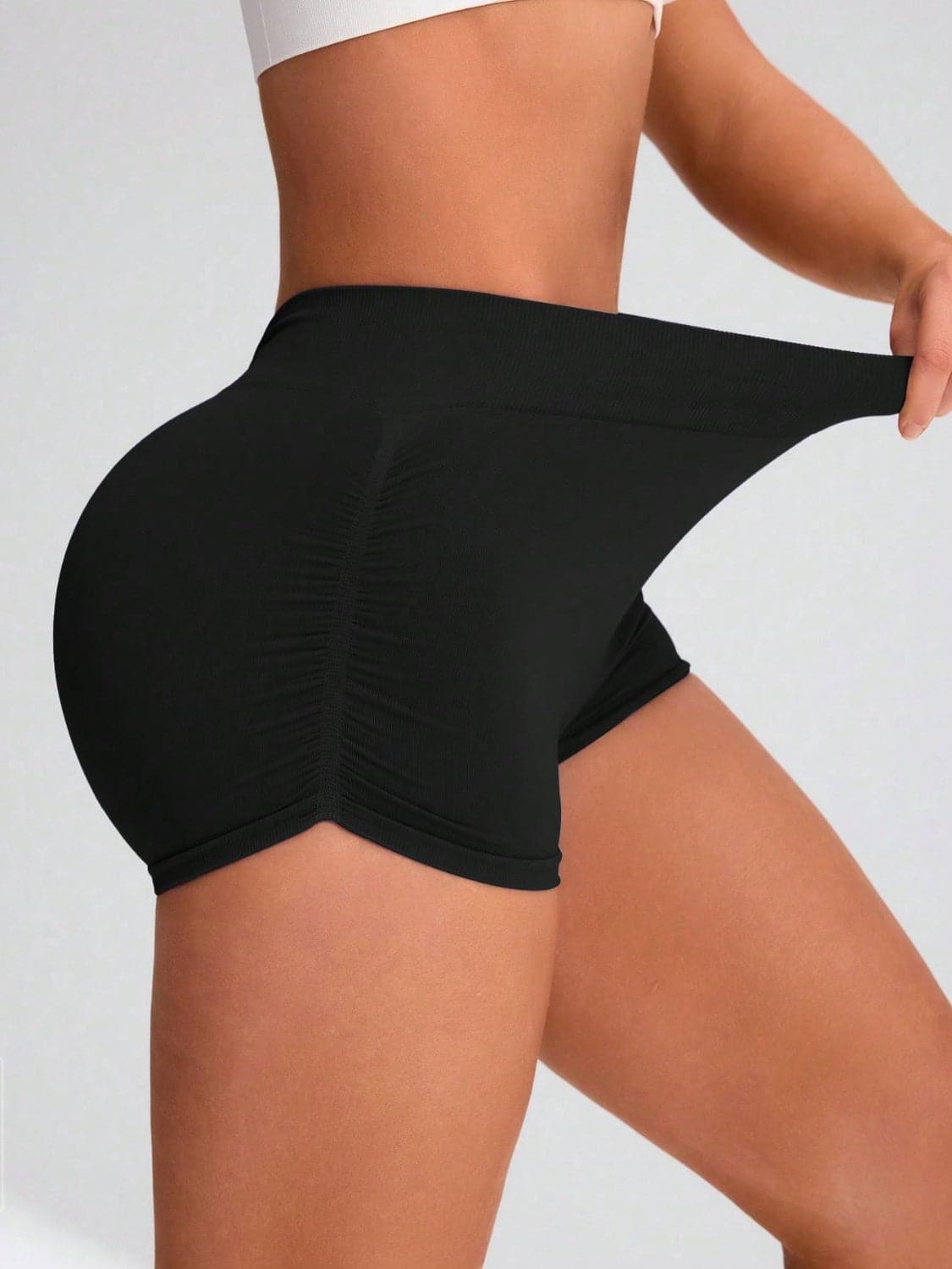 Elastic Waist Active Shorts.