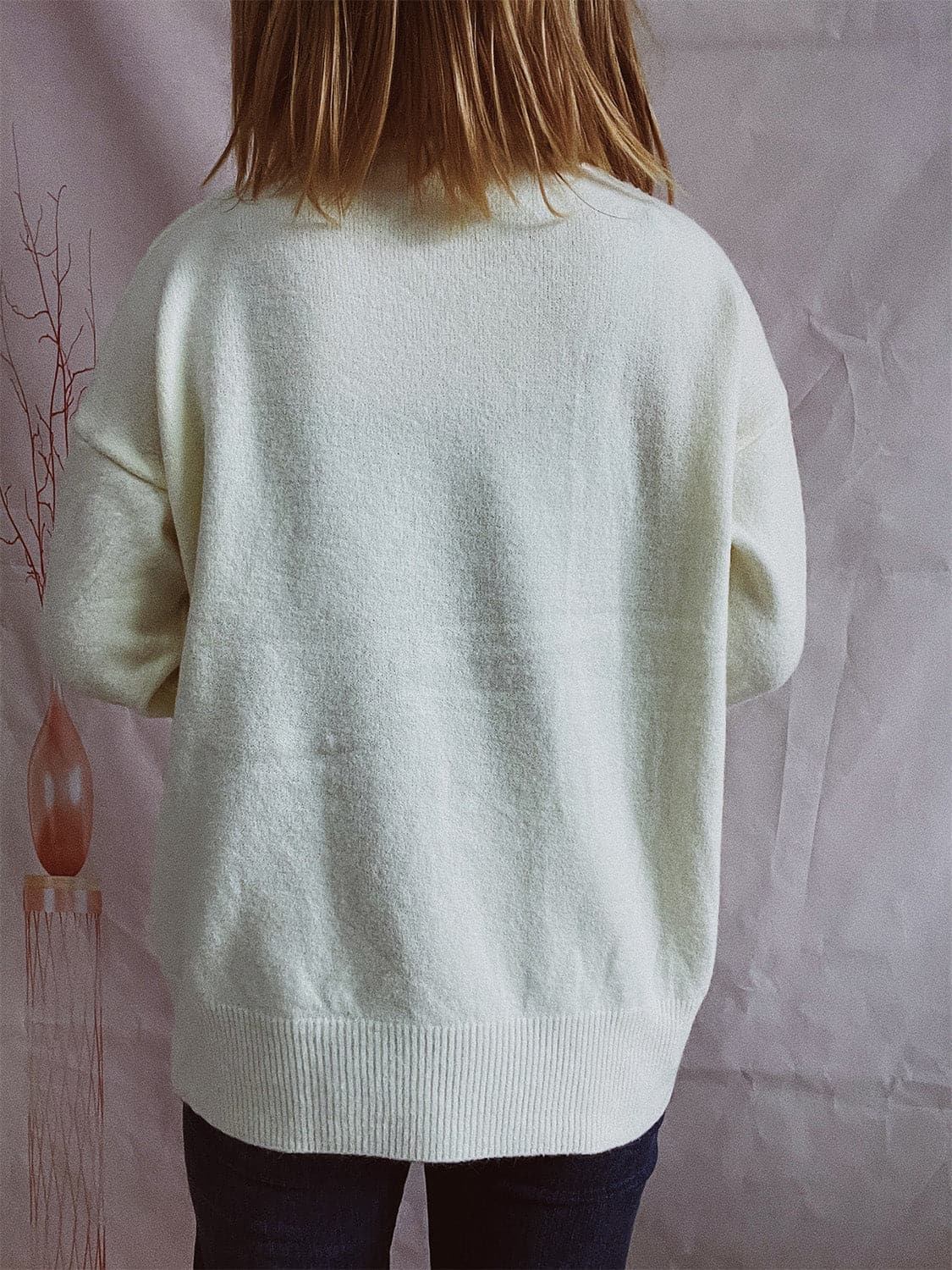 Turtleneck Long Sleeve Sweater.