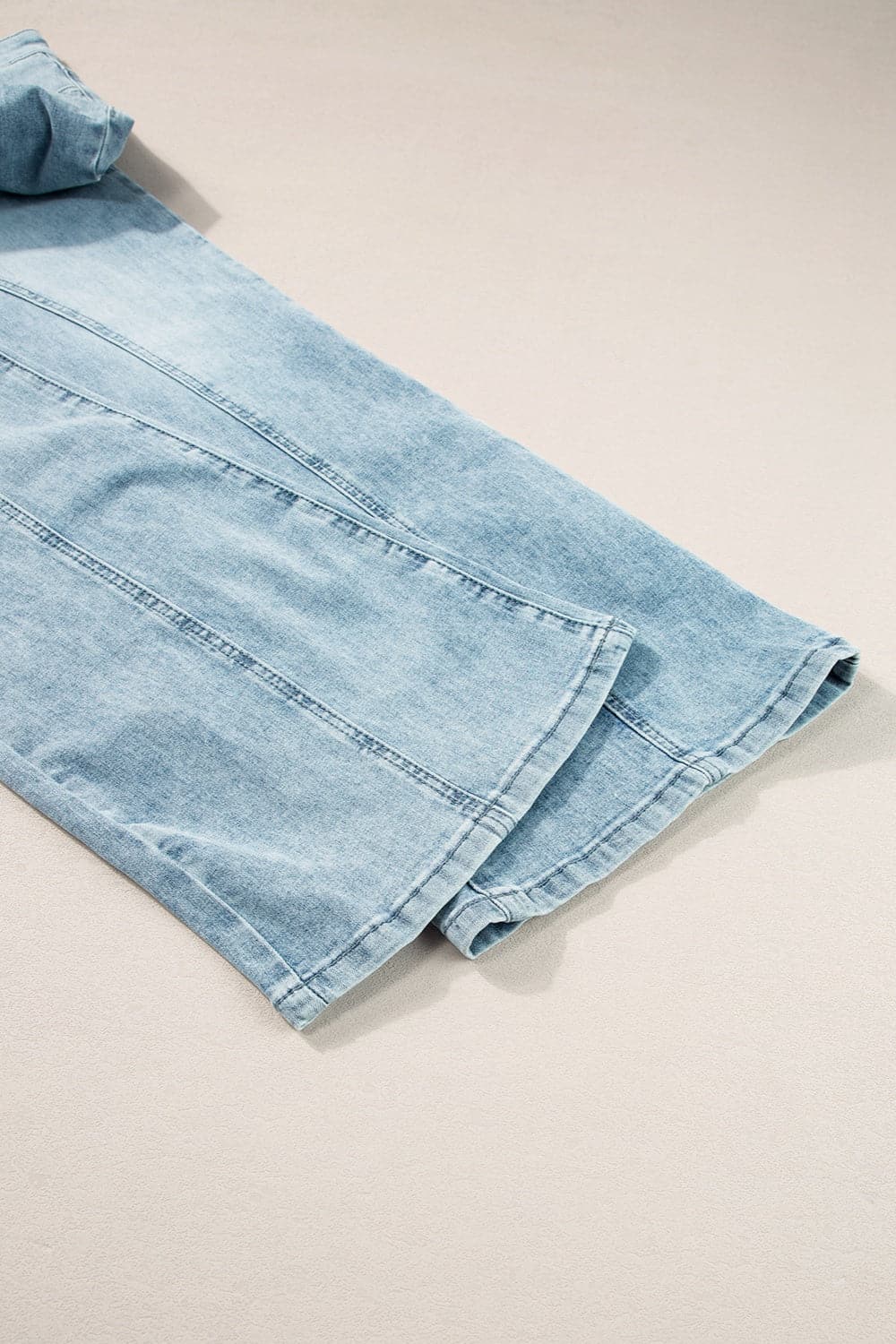 High Waist Bootcut Jeans with Pockets.