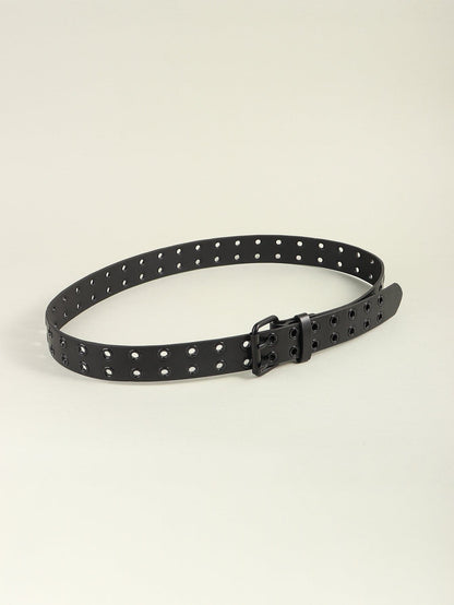 Grommet PU Leather Belt.