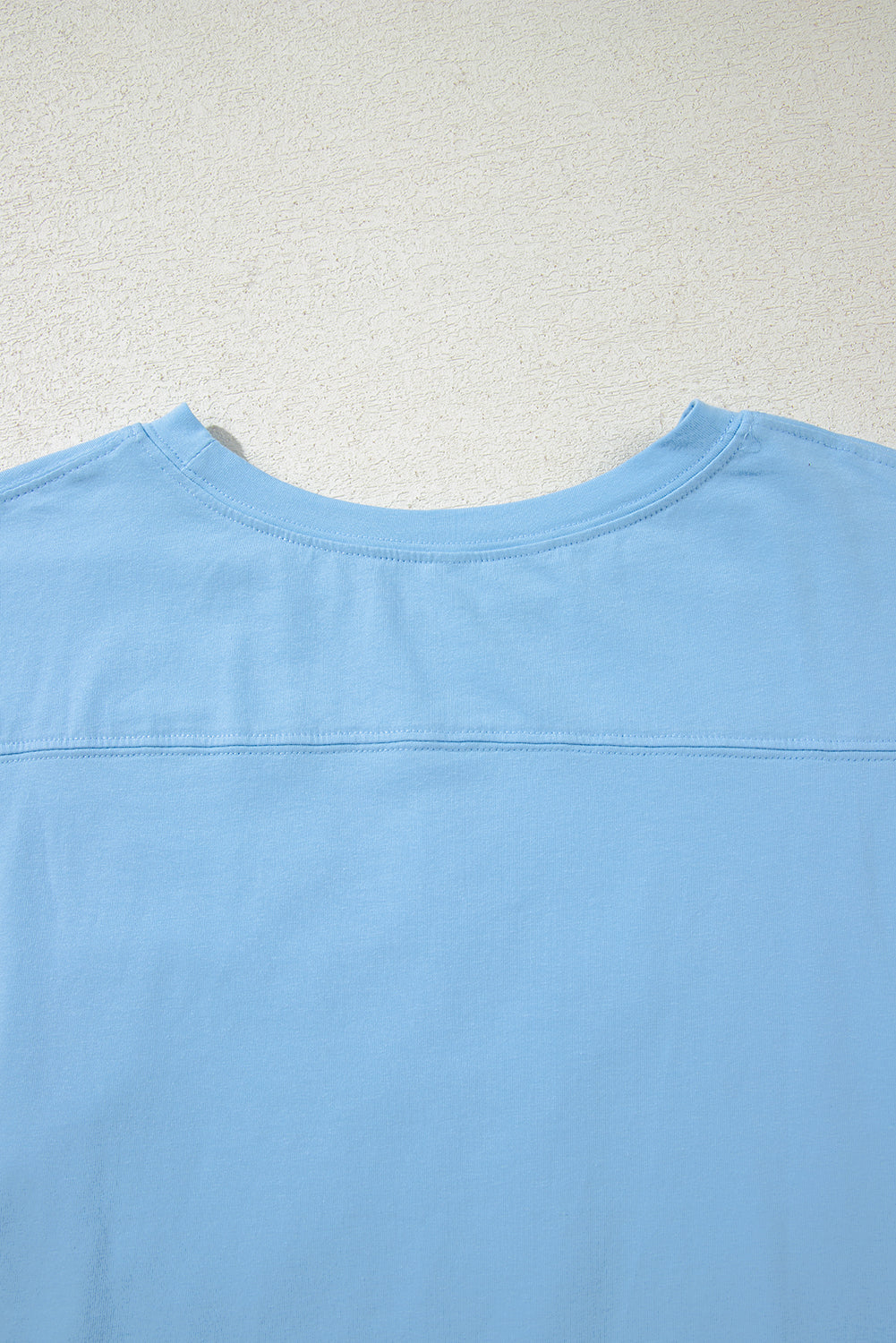 Myosotis Frayed Denim Star Patched Oversize T Shirt Love Salve