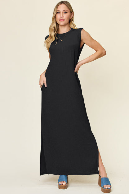 Double Take: Mock Neck Maxi Dress