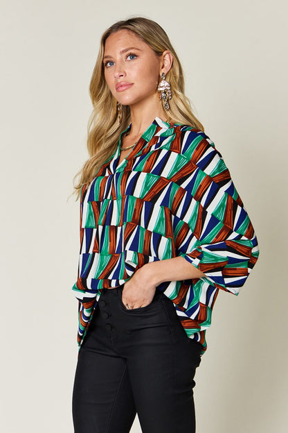 Double Take: Geometric Blouse
