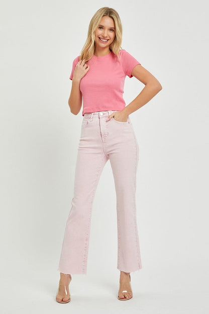 High rise tummy control jeans