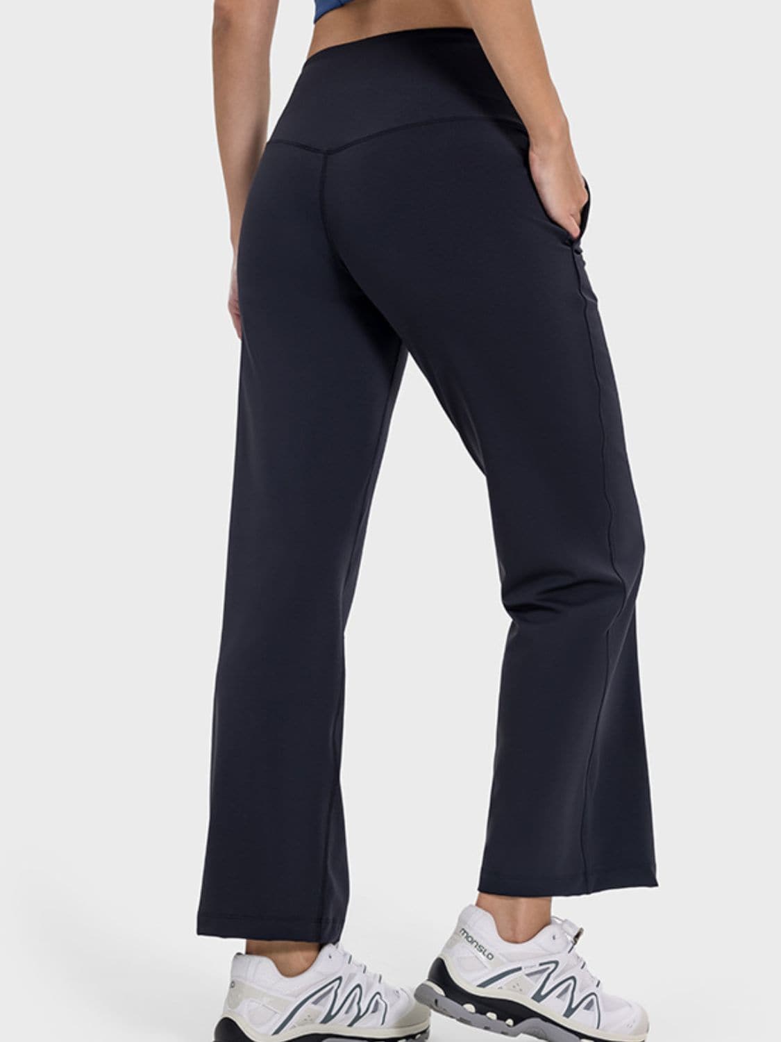 Pocketed High Waist Active Pants.