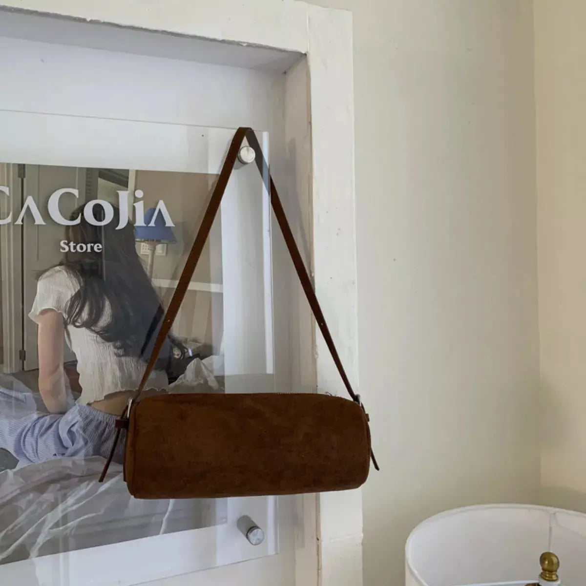 Retro Cylinder Shoulder Bag Simply Love