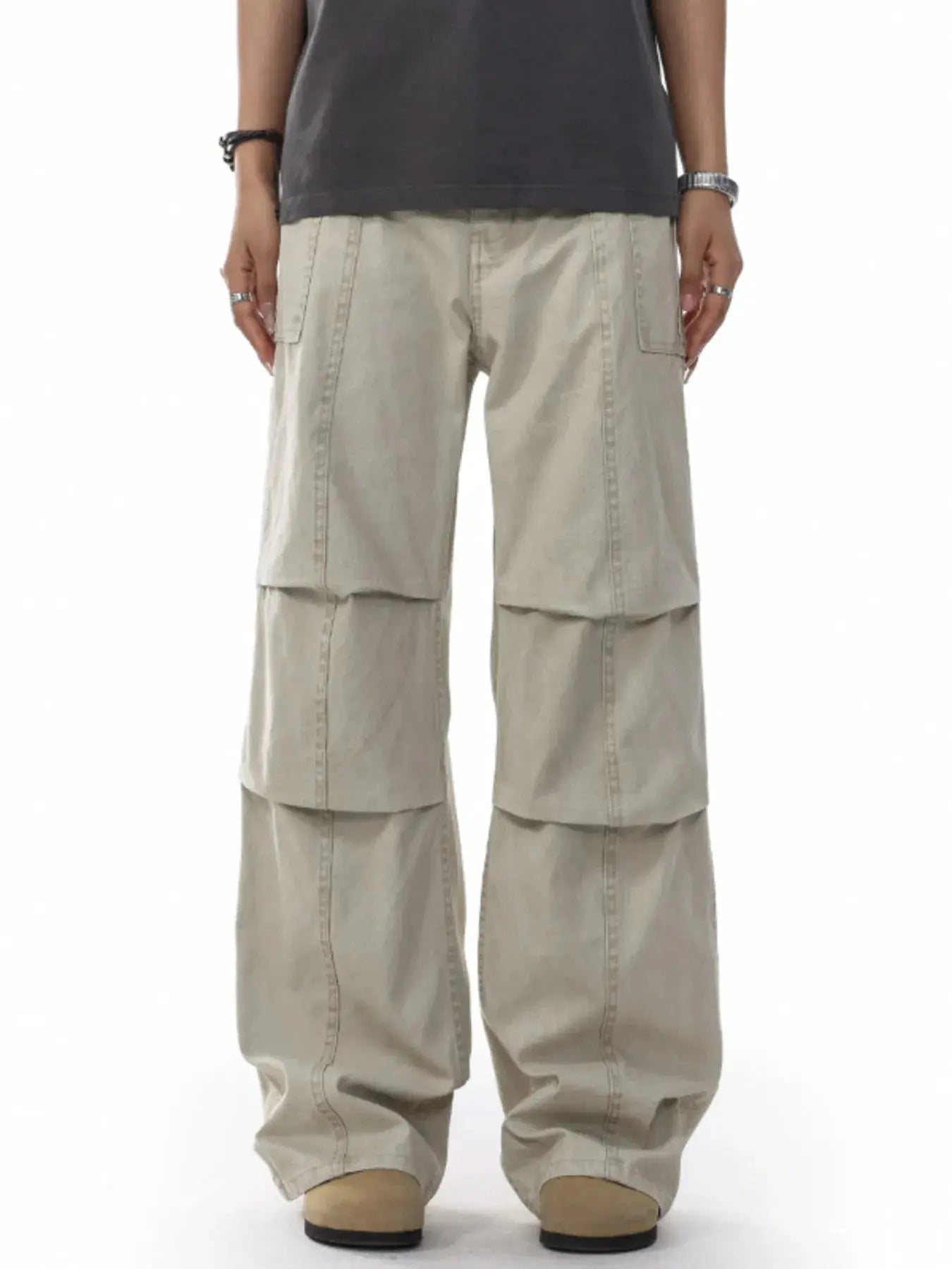 Men's Cargo Wide Leg Pants Simply Love