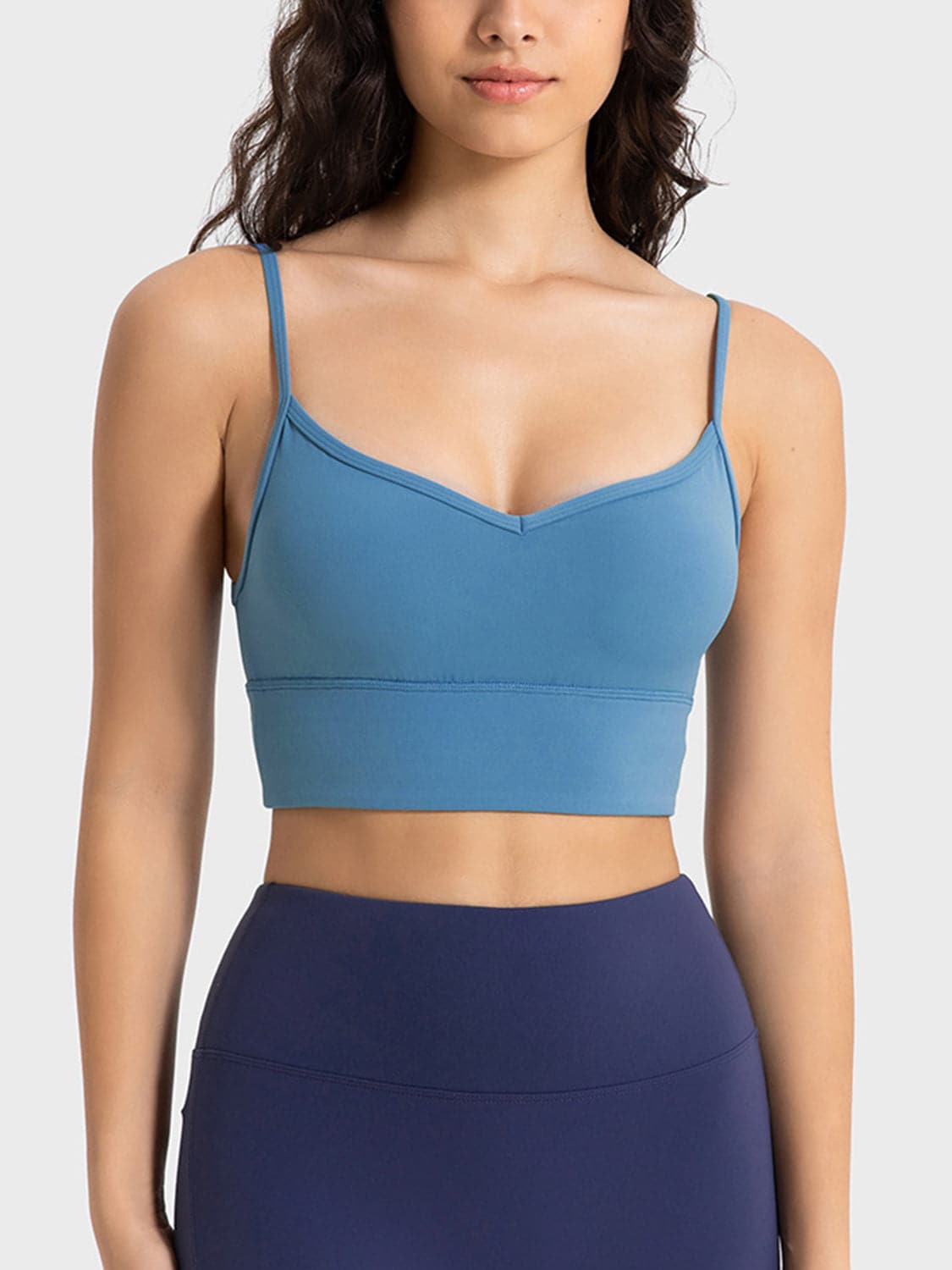 Spaghetti Strap Sport Bra.