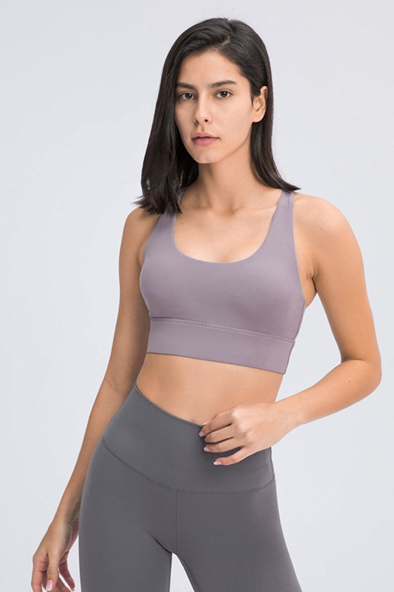 Eight Strap Sports Bra.