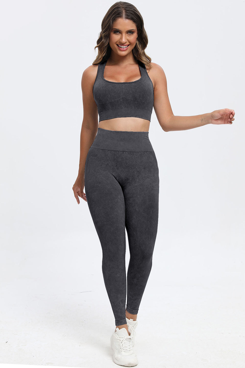 Snatched & Sculpted 3-Piece Seamless Activewear Set Coco’s Tee Boutique