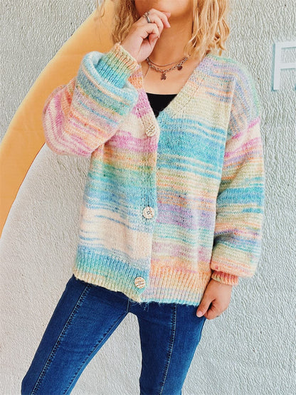 Cozy Long Sleeve Cardigan - 100% Polyester