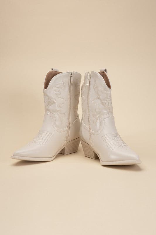 WILLA-1 Western Booties.