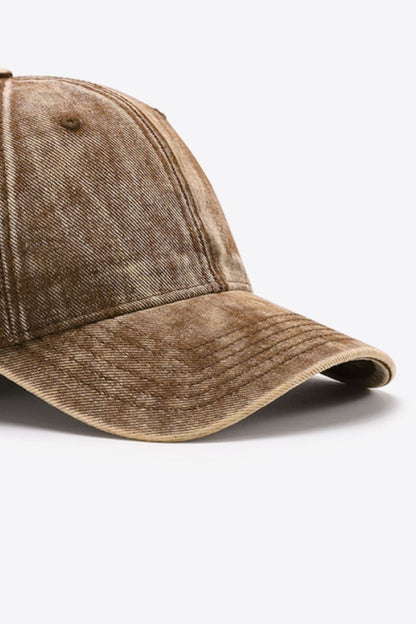 Plain Adjustable Baseball Cap.