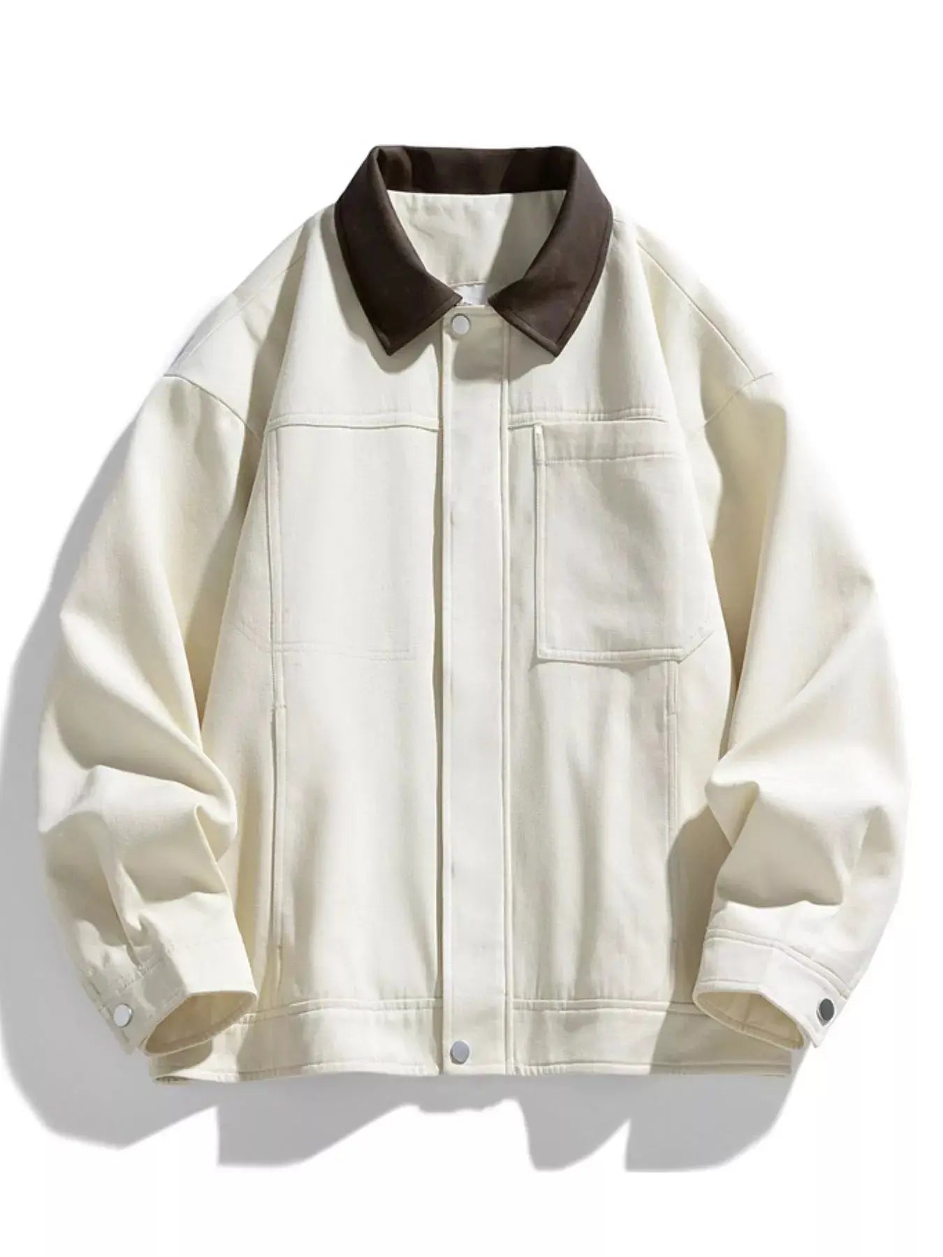 Men's Plus Size Snap Down Long Sleeve Jacket Simply Love