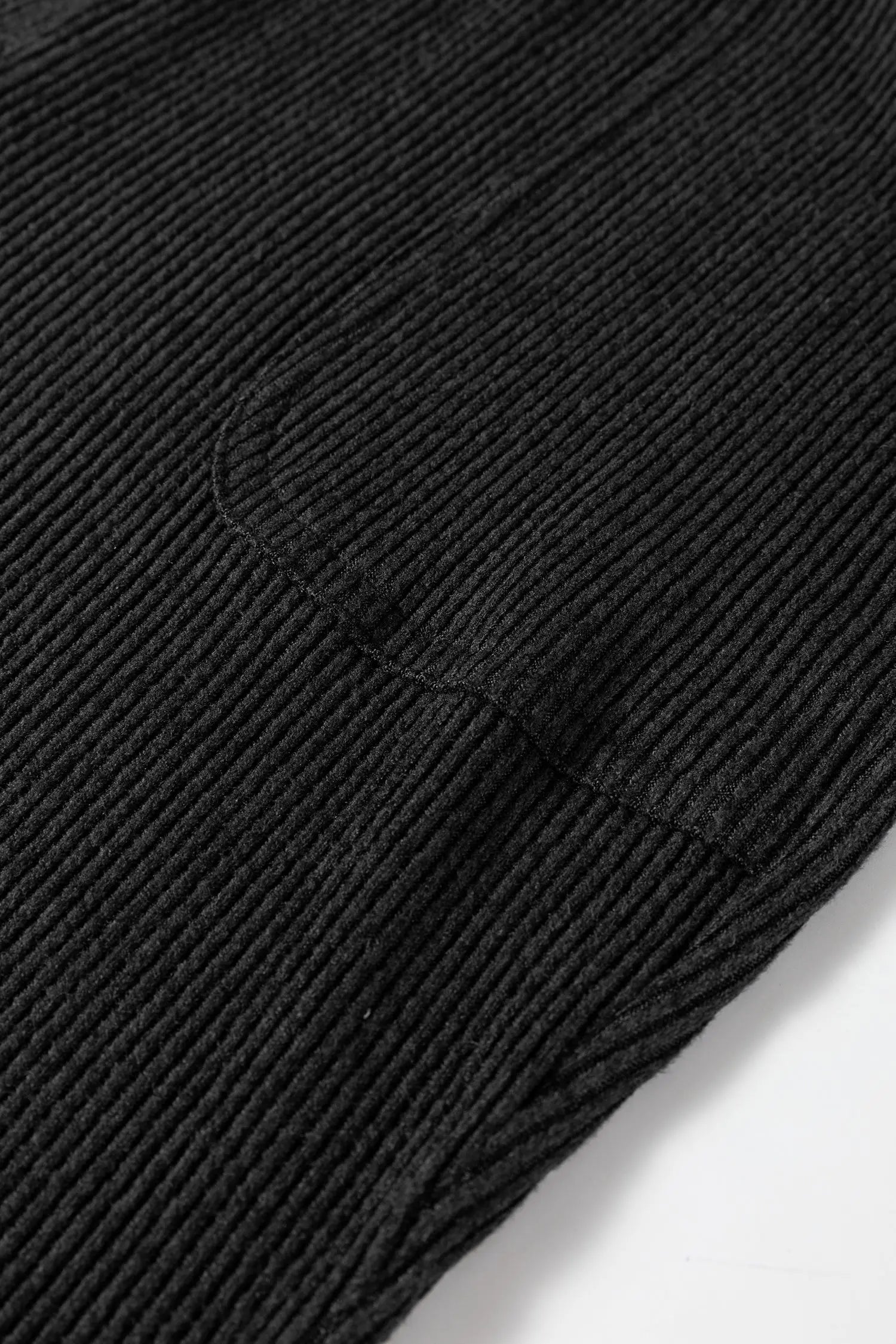 Black Ribbed Drawstring Active Jogger Pants For Gym And Everyday Wear Dear-Lover Dropshipping