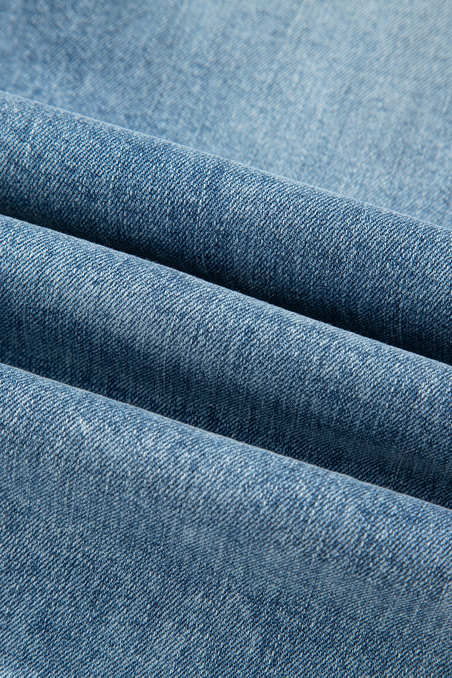 Myosotis Raw Hem Ripped Open Knee Fit Flare Jeans Denim Dear-Lover Dropshipping