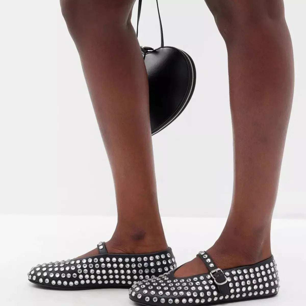 Studded Round Toe Slip-Ons Simply Love