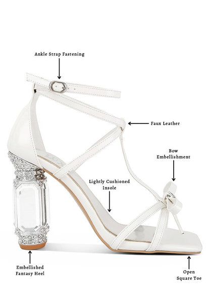 Affluence Fantasy Heels – Step Into Luxury in Fuchsia, Silver, or White