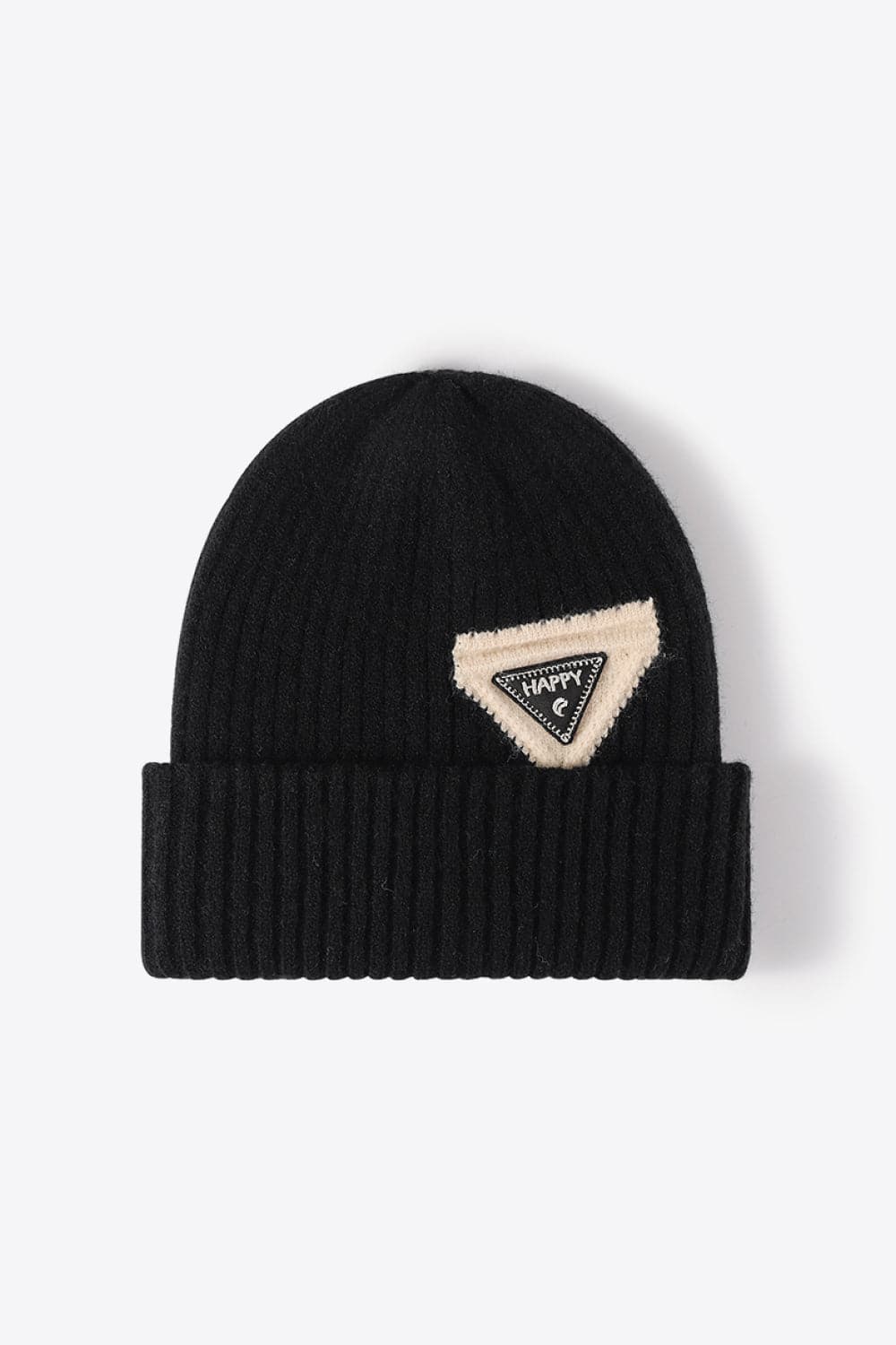 HAPPY Contrast Beanie.