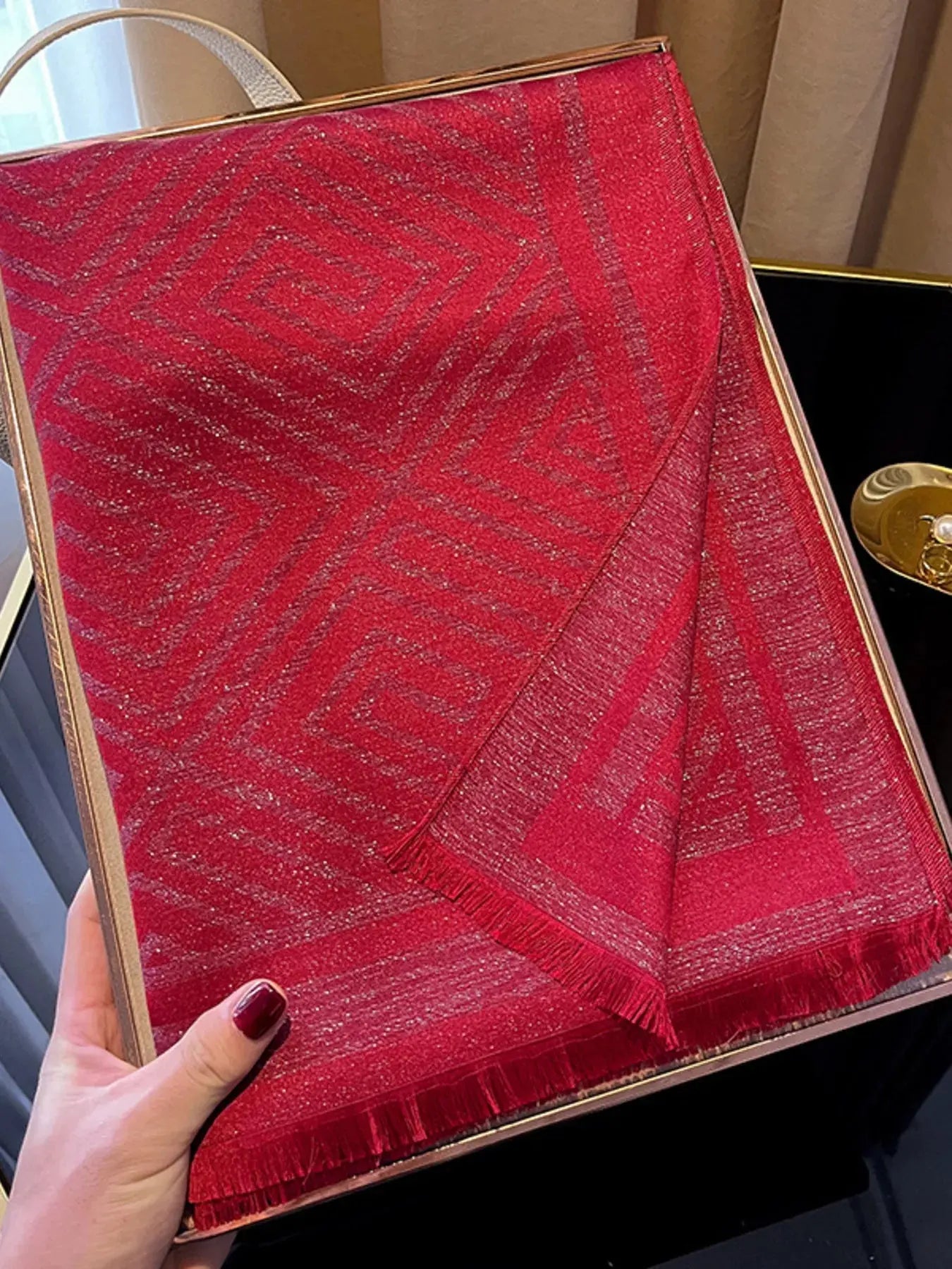 Raw Hem Lightweight Scarf Simply Love