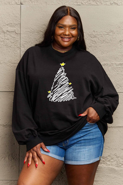 Simply Love Full Size Graphic Sweatshirt.