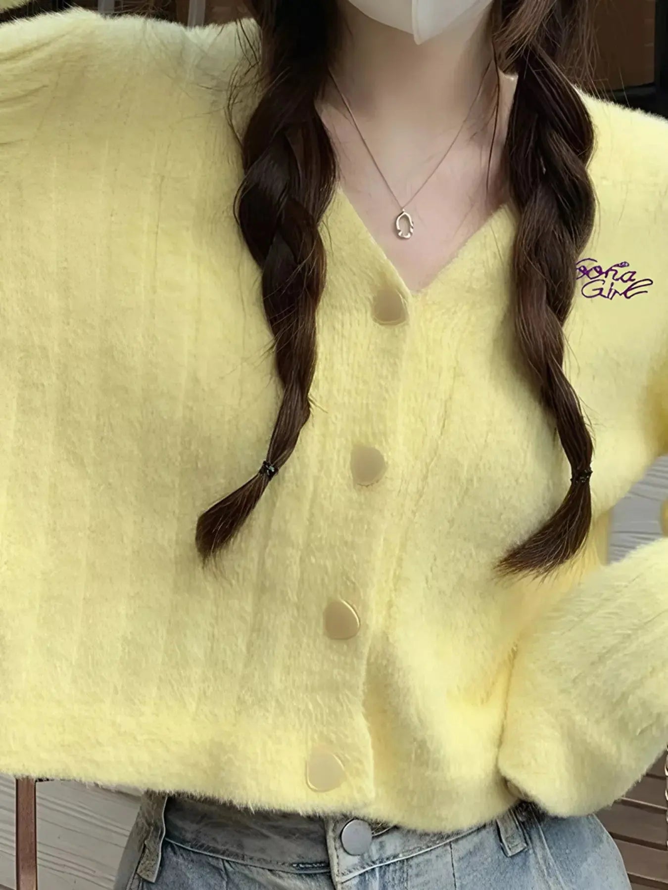 Button Up Ribbed Knit Cardigan Simply Love