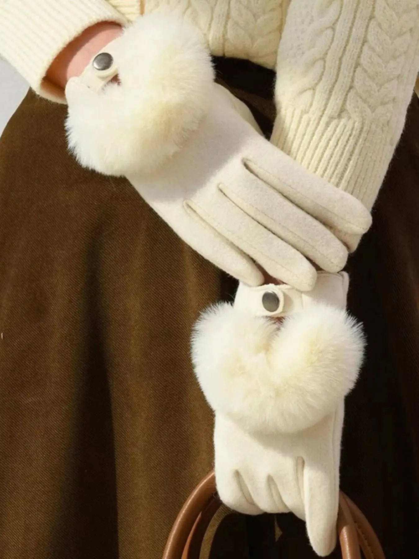 Faux Fur Cuff Gloves Simply Love