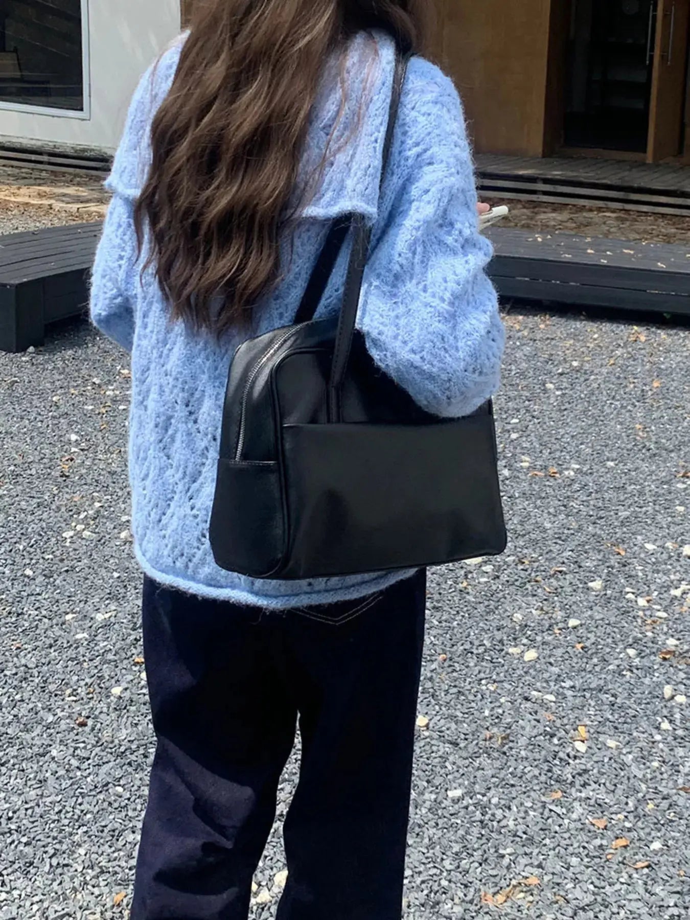 Classic Style Faux Leather Tote Bag Simply Love