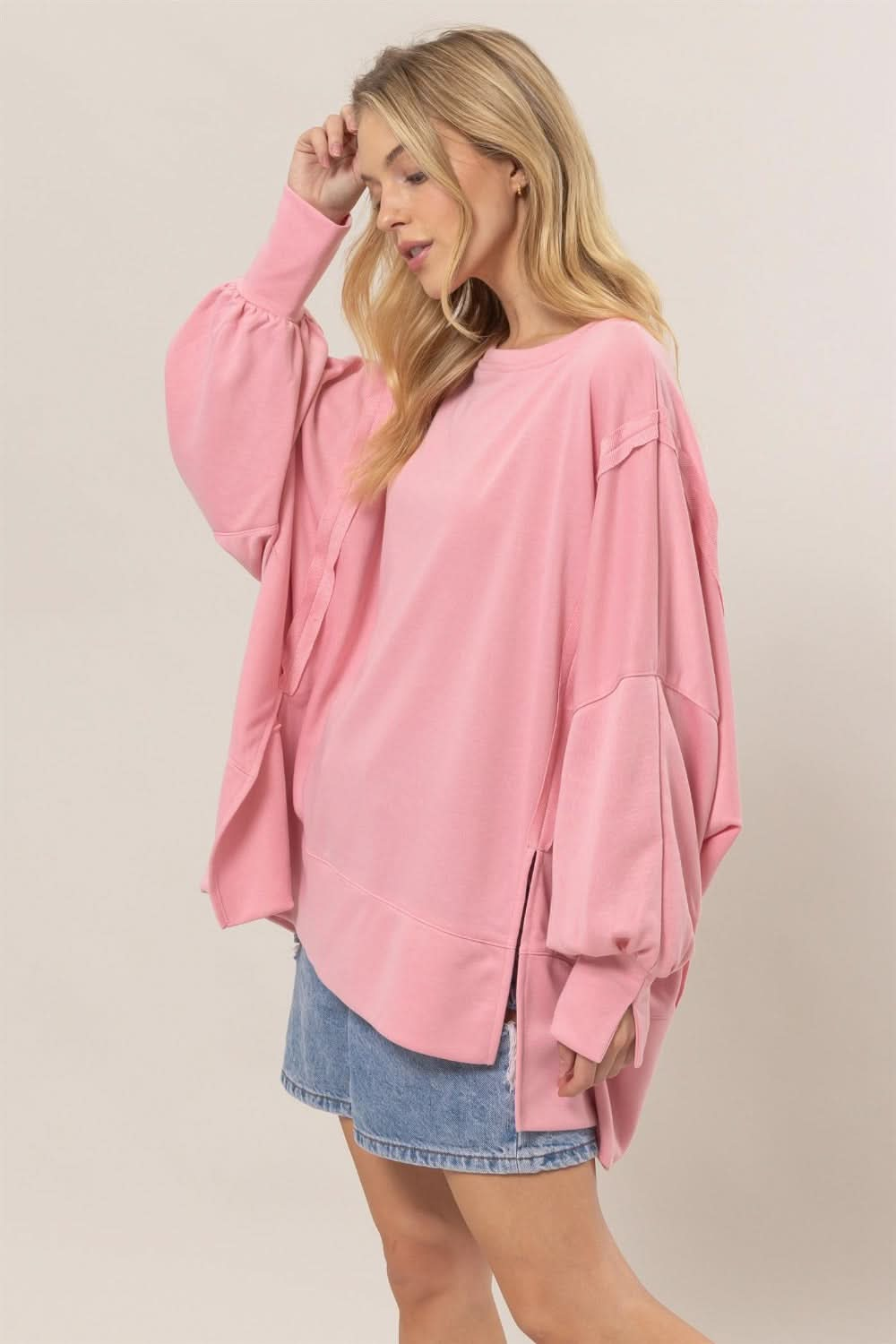 HYFVE high-low slit sweatshirt