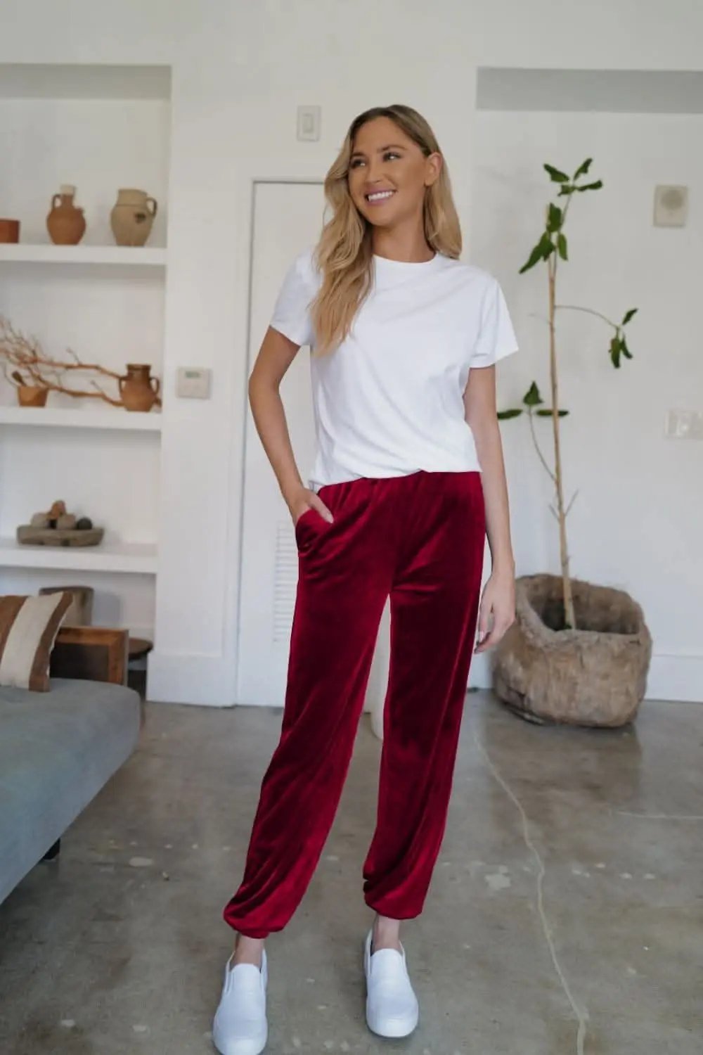 Sheer joggers with pockets - S to XL - Love Salve 