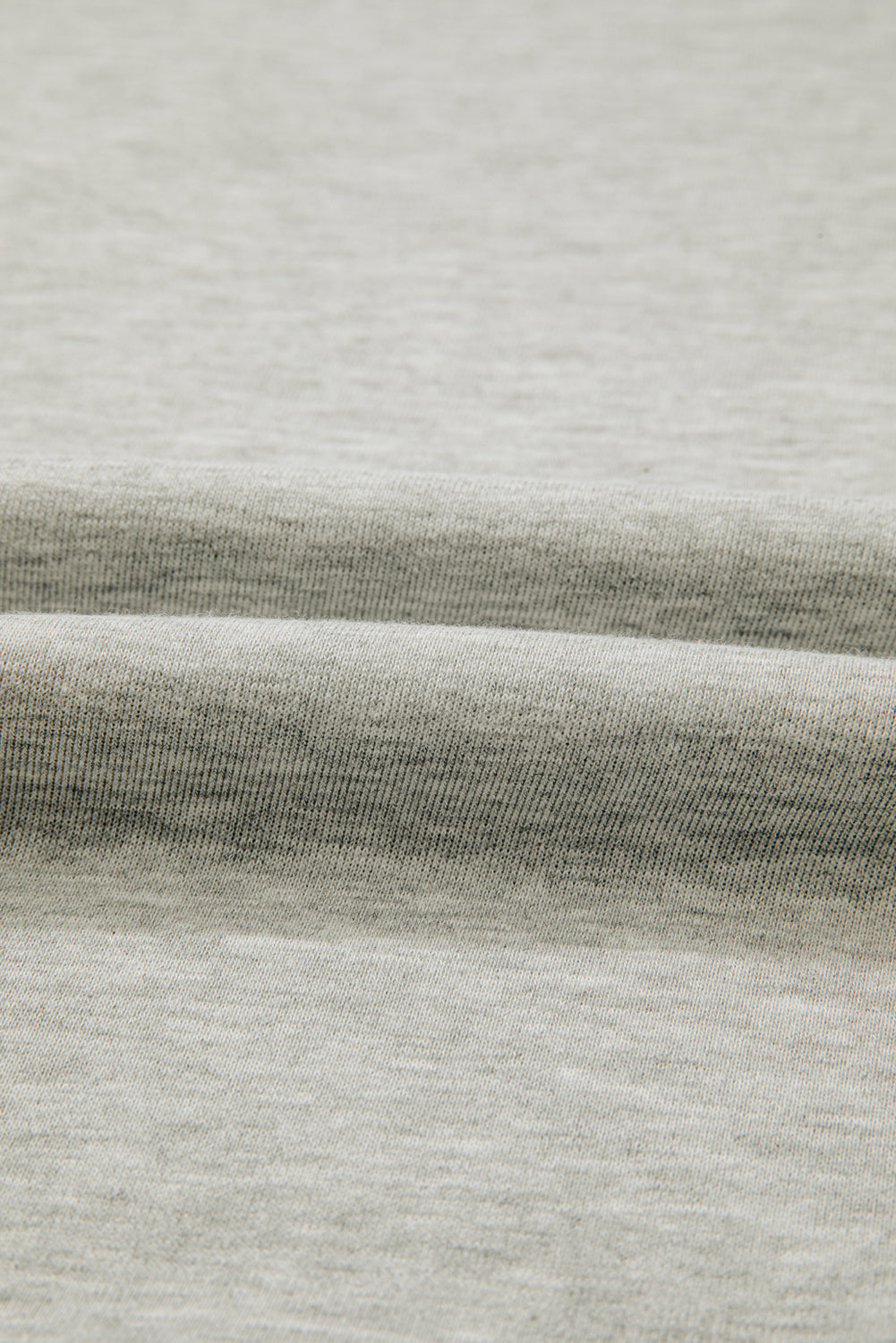 Light Grey Plus Size Embroidered Drop Shoulder Sweatshirt