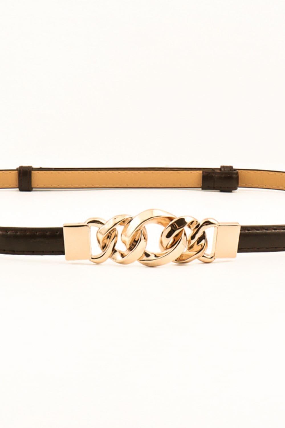 PU Skinny Belt.