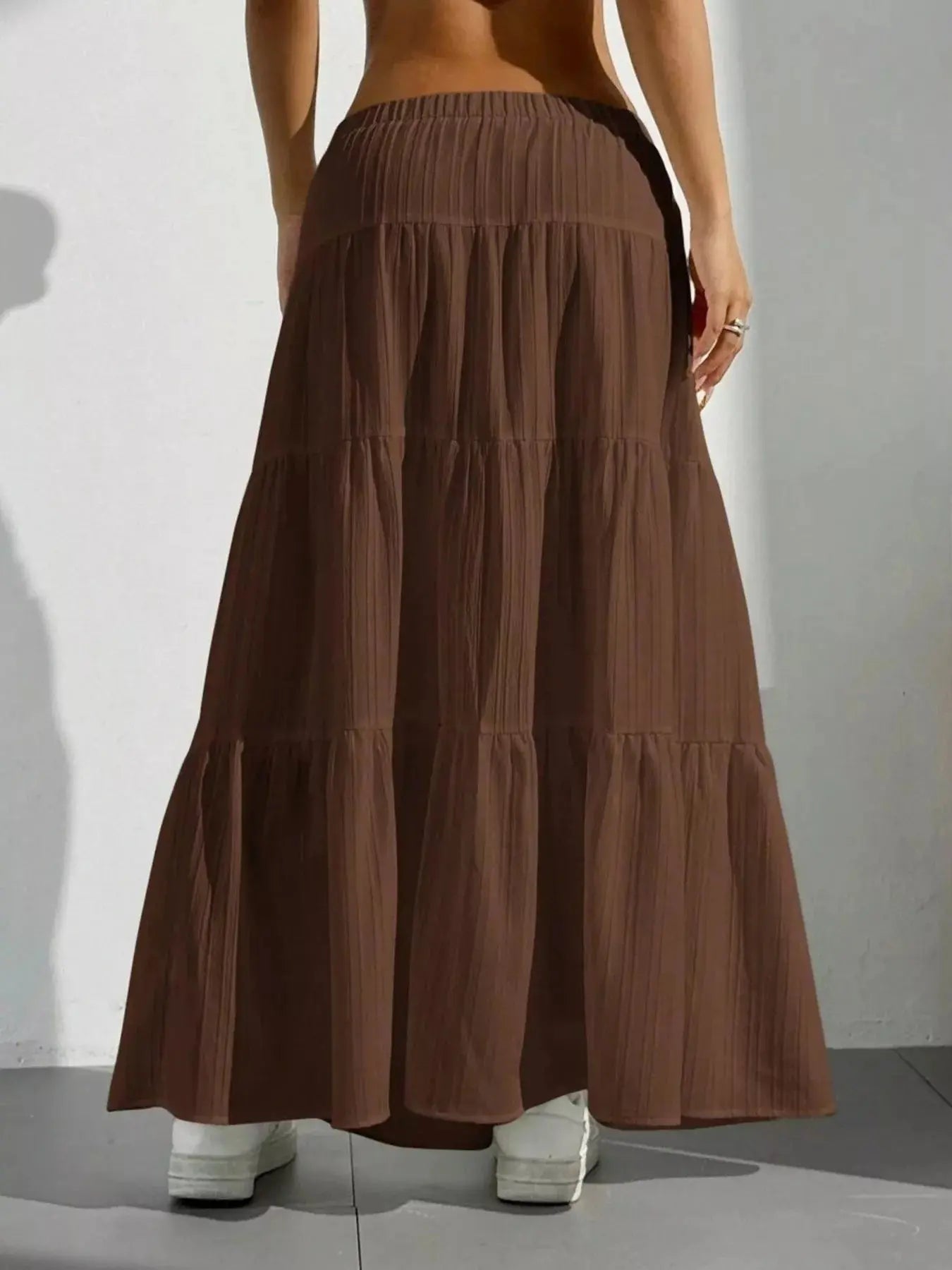 Flowy Tiered Maxi Skirt Simply Love