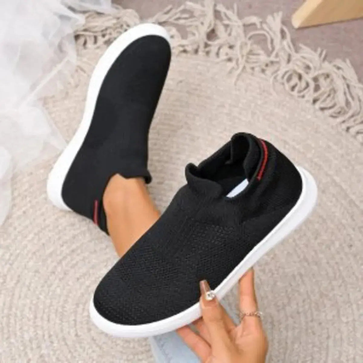 Breathable Knit Slip-Ons Simply Love