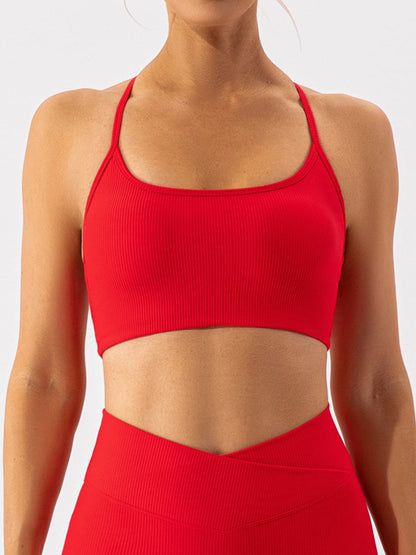 Spaghetti Strap Active Bra.