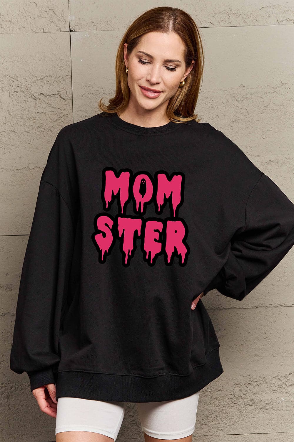 Mom's Love Graphic Sweatshirt in Full Size