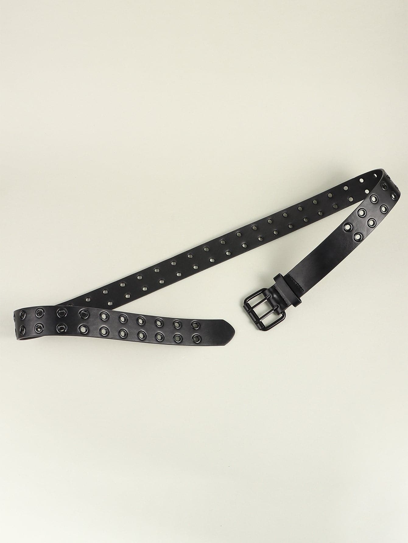 Grommet PU Leather Belt.