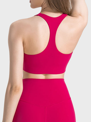 Scoop Neck Sports Bra.