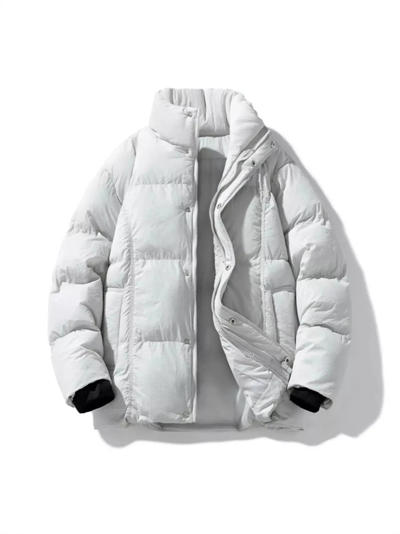 Men's Plus Size Warm Padded Puffer Jacket Simply Love