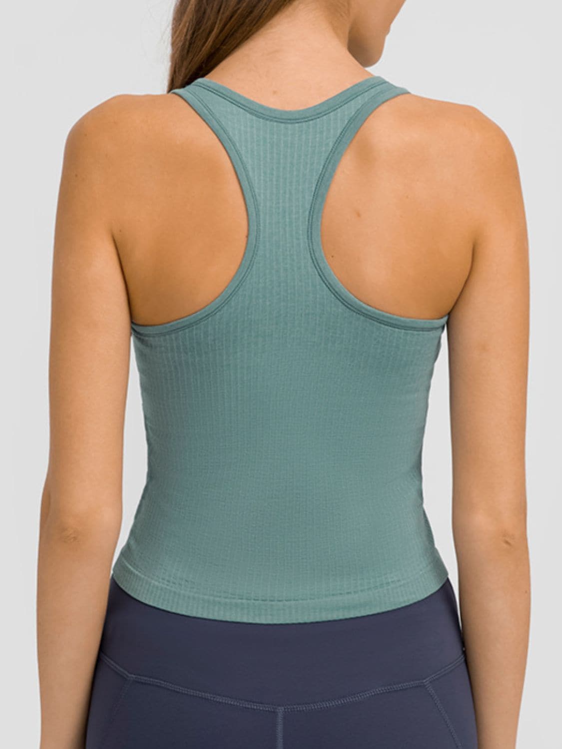 Round Neck Racerback Active Tank.