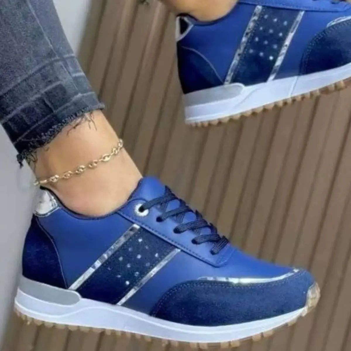 Round Toe Lace Up Athletic Simply Love