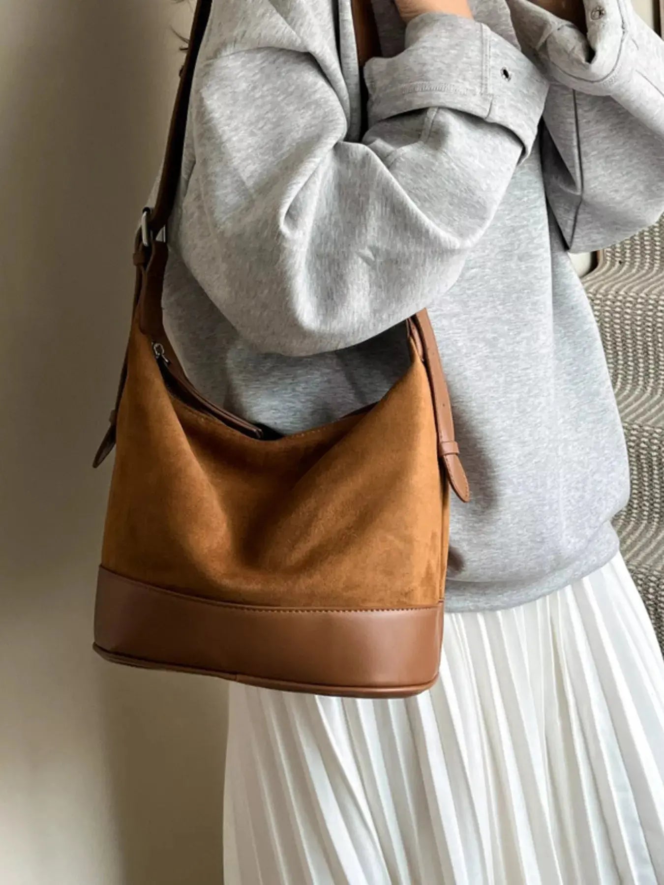 Adjustable Strap Tote Bag Simply Love
